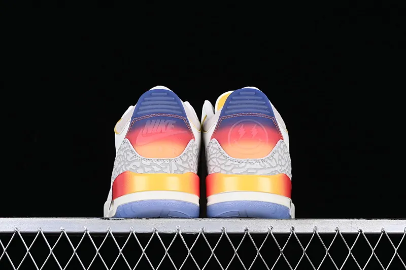 All categories Air Jordan Jordan series basketball shoes Air Jordan 3 J.Balvin x Air Jordan 3 Retro AJ3 Joe 3 rainbow gradient FN0344-901